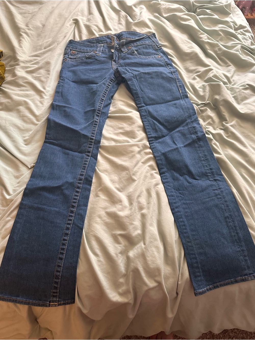 True Religion Johnny Women's Blue Boot Cut Jeans